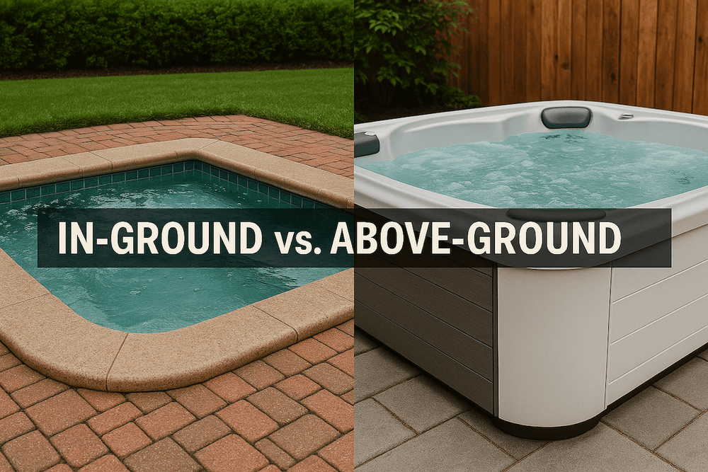 In-Ground vs. Above-Ground Spas: A Complete Comparison