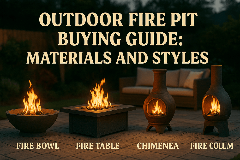 Outdoor Fire Pit Buying Guide: Materials and Styles